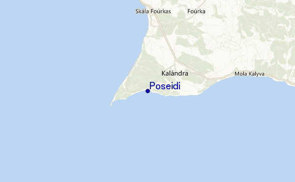 mappa di localizzazione di Poseidi