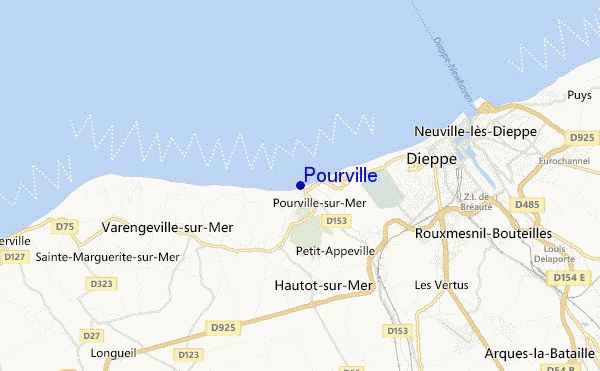 mappa di localizzazione di Pourville