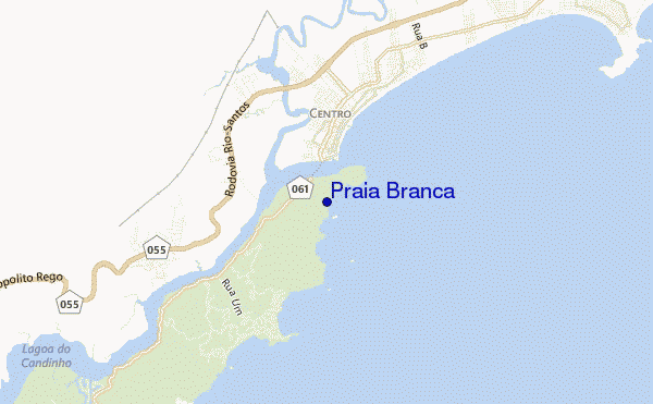 mappa di localizzazione di Praia Branca