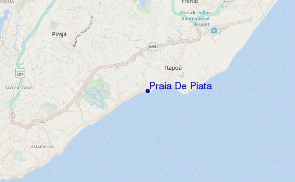 mappa di localizzazione di Praia De Piata