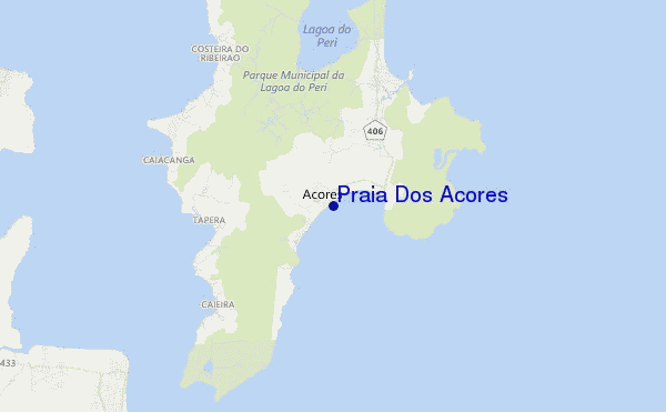 mappa di localizzazione di Praia Dos Acores