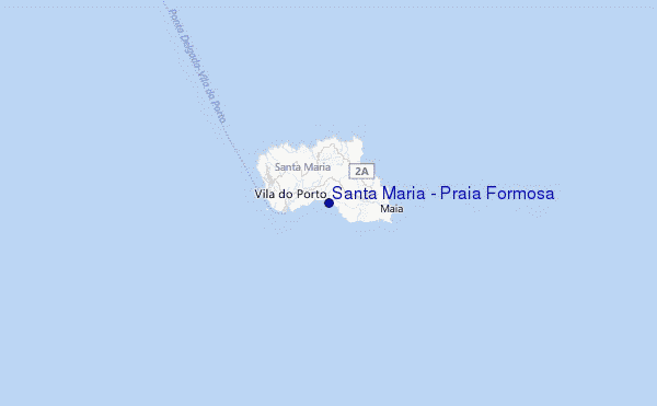Santa Maria - Praia Formosa Location Map