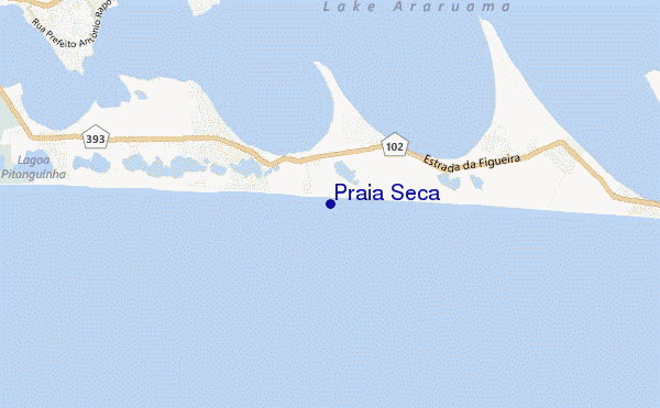mappa di localizzazione di Praia Seca