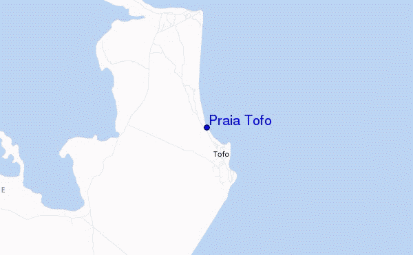 mappa di localizzazione di Praia Tofo