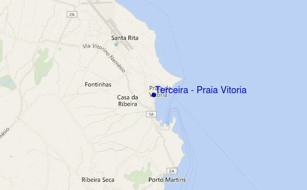 mappa di localizzazione di Terceira - Praia Vitoria