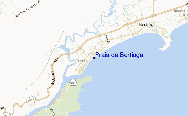mappa di localizzazione di Praia da Bertioga