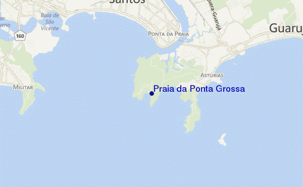 mappa di localizzazione di Praia da Ponta Grossa