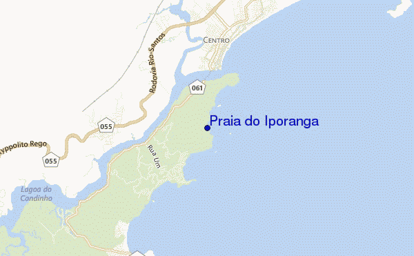 mappa di localizzazione di Praia do Iporanga