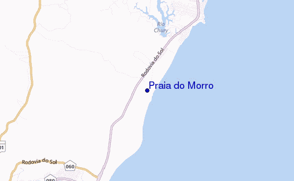mappa di localizzazione di Praia do Morro