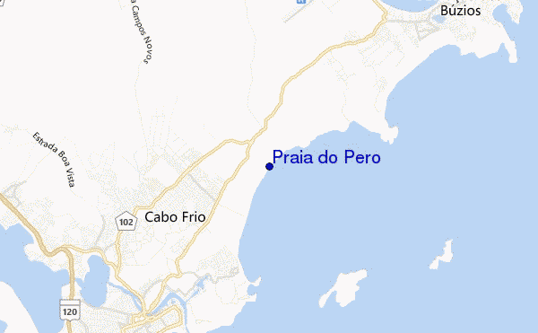 mappa di localizzazione di Praia do Pero