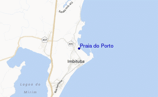 mappa di localizzazione di Praia do Porto
