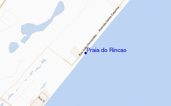 mappa di localizzazione di Praia do Rincao