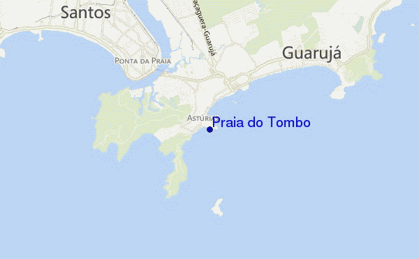 mappa di localizzazione di Praia do Tombo