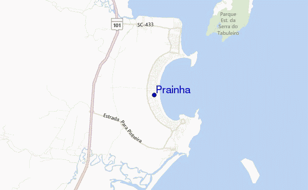 mappa di localizzazione di Prainha