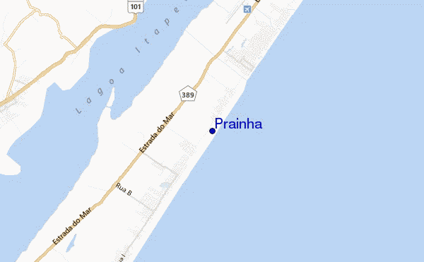 mappa di localizzazione di Prainha