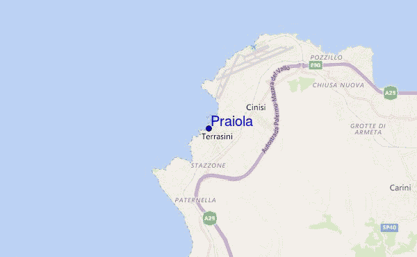 mappa di localizzazione di Praiola