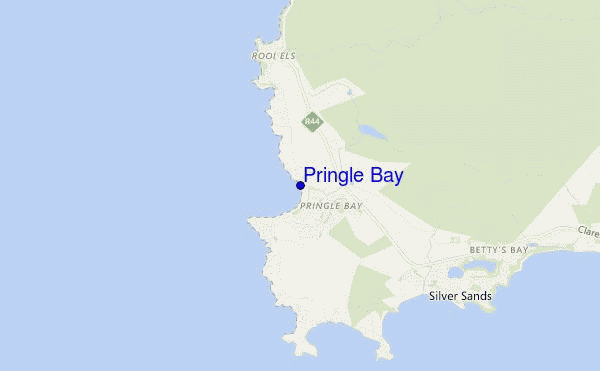 mappa di localizzazione di Pringle Bay