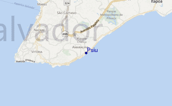 mappa di localizzazione di Psiu