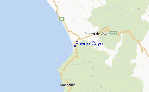 mappa di localizzazione di Puerto Cayo