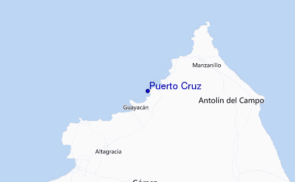mappa di localizzazione di Puerto Cruz