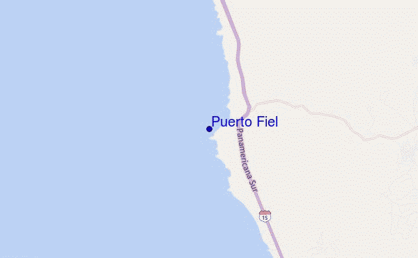 mappa di localizzazione di Puerto Fiel