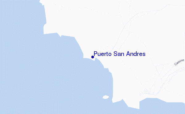 mappa di localizzazione di Puerto San Andres