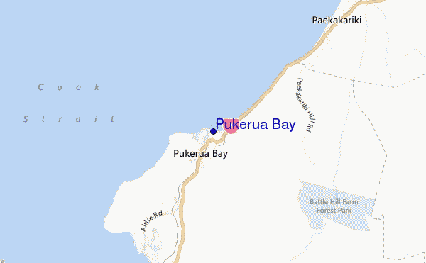 mappa di localizzazione di Pukerua Bay