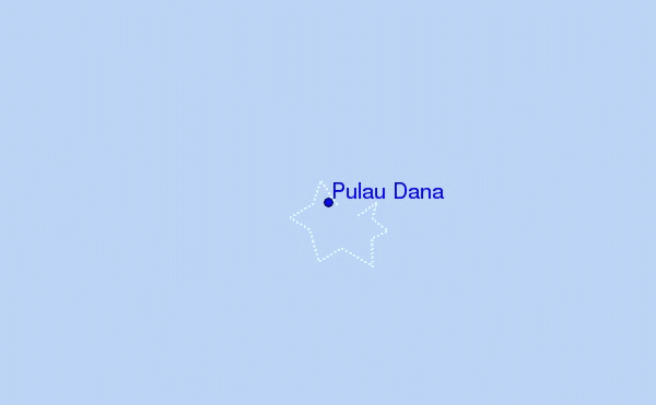 mappa di localizzazione di Pulau Dana