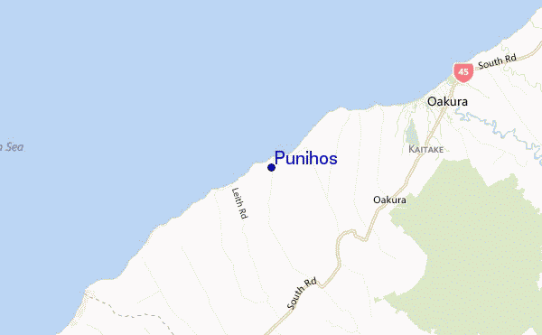 mappa di localizzazione di Punihos