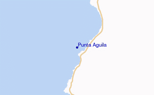 mappa di localizzazione di Punta Aguila