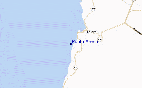 mappa di localizzazione di Punta Arena