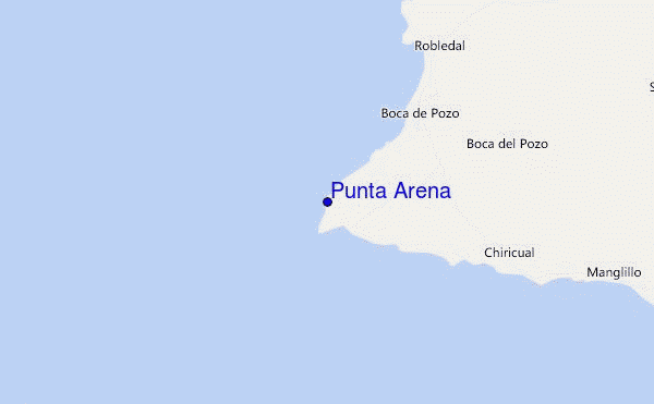 mappa di localizzazione di Punta Arena