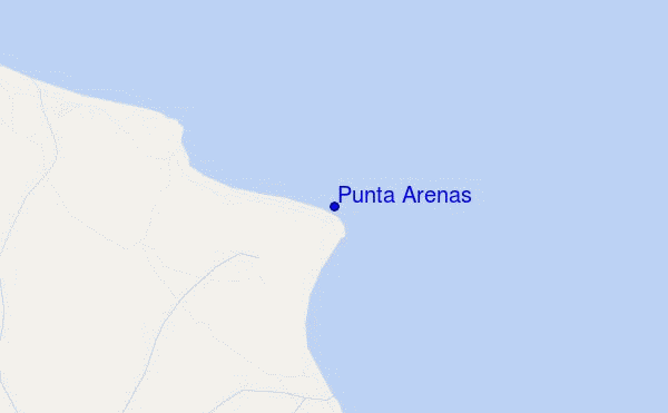 mappa di localizzazione di Punta Arenas