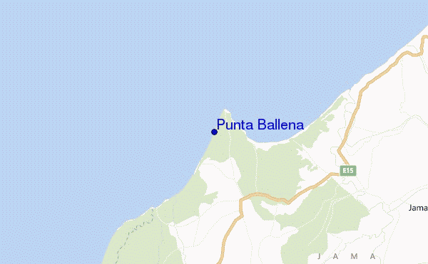 mappa di localizzazione di Punta Ballena