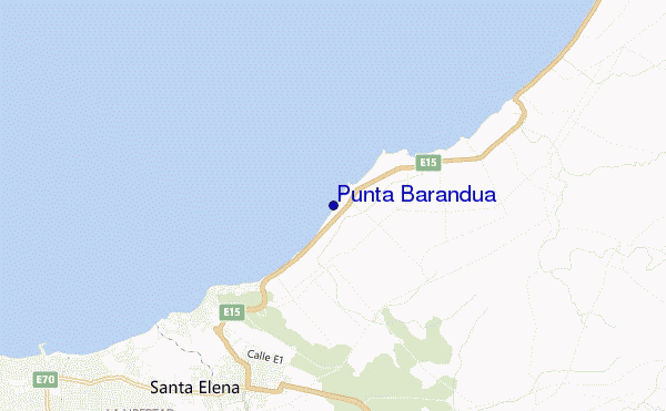 mappa di localizzazione di Punta Barandua