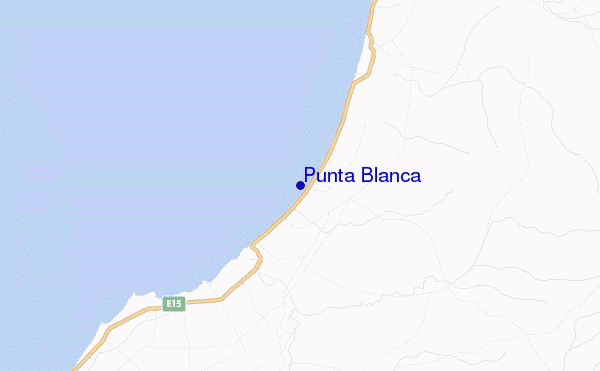 mappa di localizzazione di Punta Blanca
