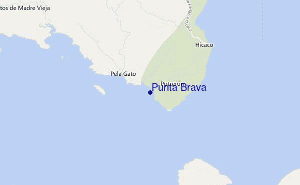 mappa di localizzazione di Punta Brava