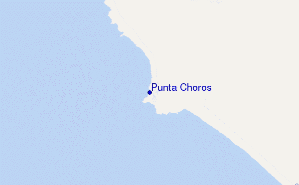 mappa di localizzazione di Punta Choros