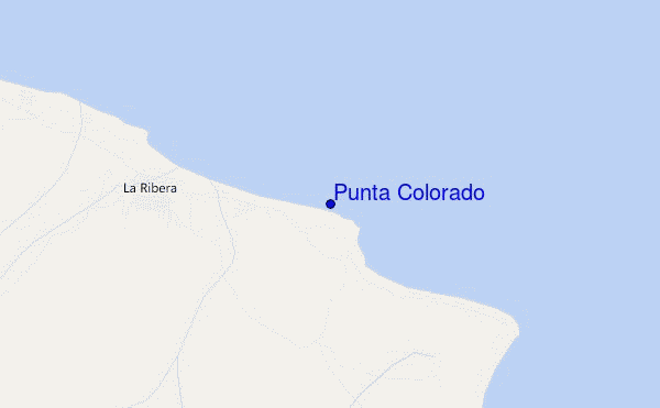 mappa di localizzazione di Punta Colorado