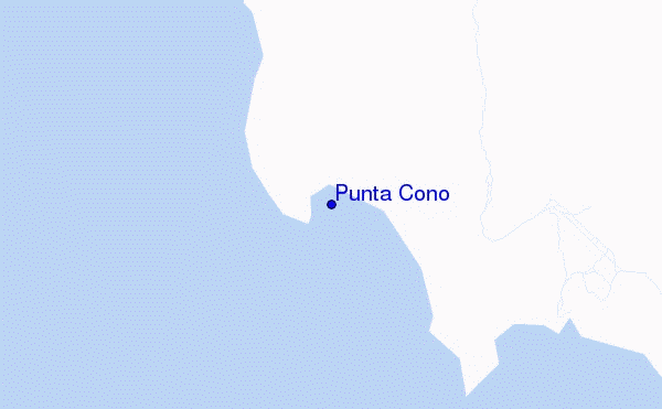 mappa di localizzazione di Punta Cono