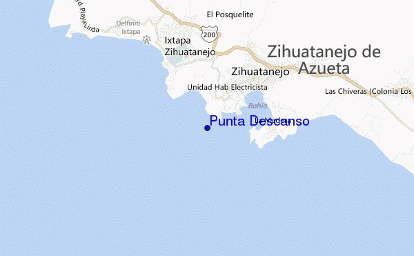 mappa di localizzazione di Punta Descanso