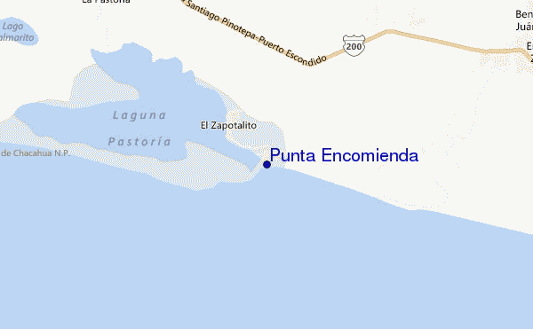 mappa di localizzazione di Punta Encomienda