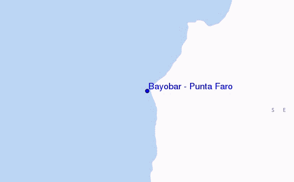 mappa di localizzazione di Bayobar - Punta Faro
