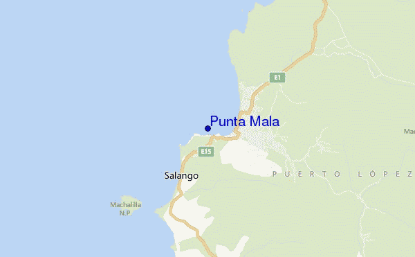 mappa di localizzazione di Punta Mala