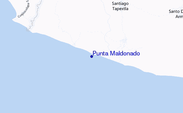 mappa di localizzazione di Punta Maldonado