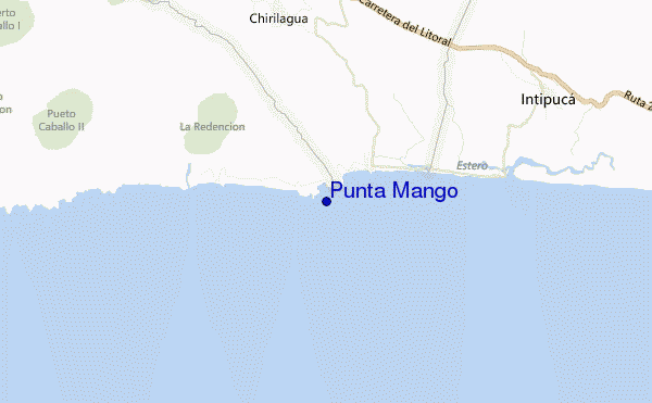 mappa di localizzazione di Punta Mango