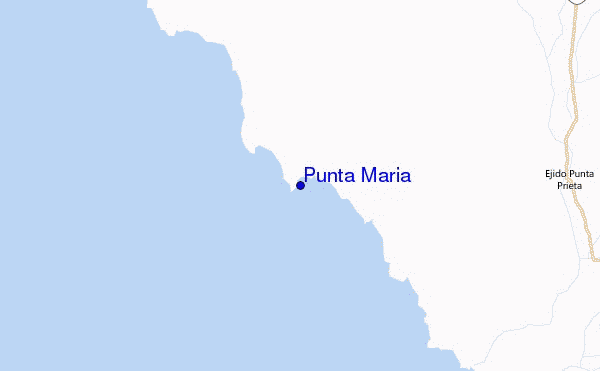 Punta Maria Location Map