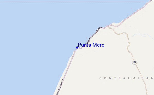 mappa di localizzazione di Punta Mero