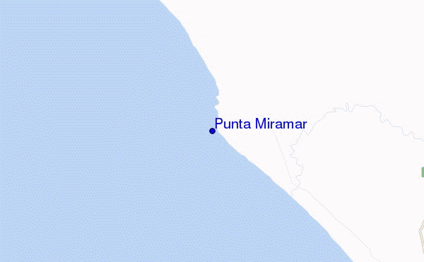 mappa di localizzazione di Punta Miramar