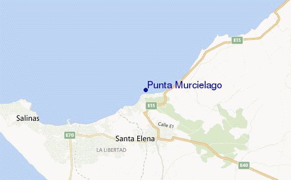 mappa di localizzazione di Punta Murcielago